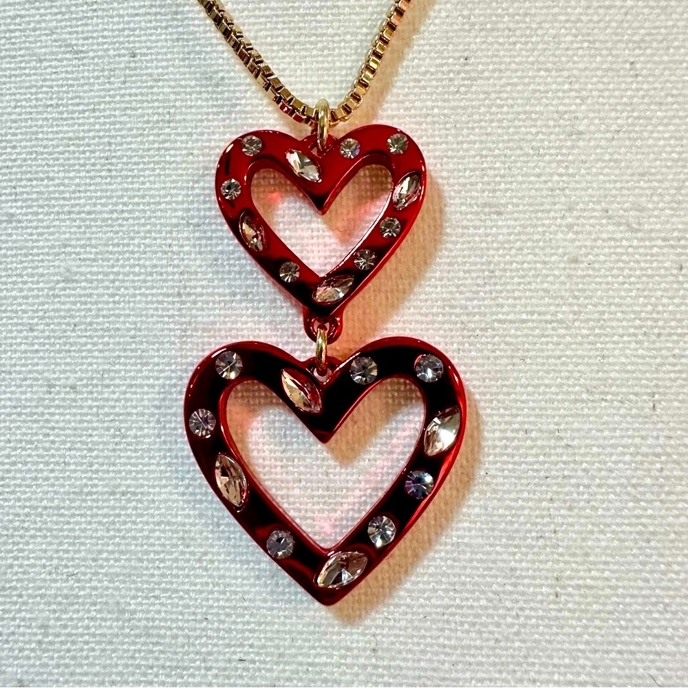 Karl Lagerfeld Paris Heart Pendant Necklace NWT - Picture 6 of 6